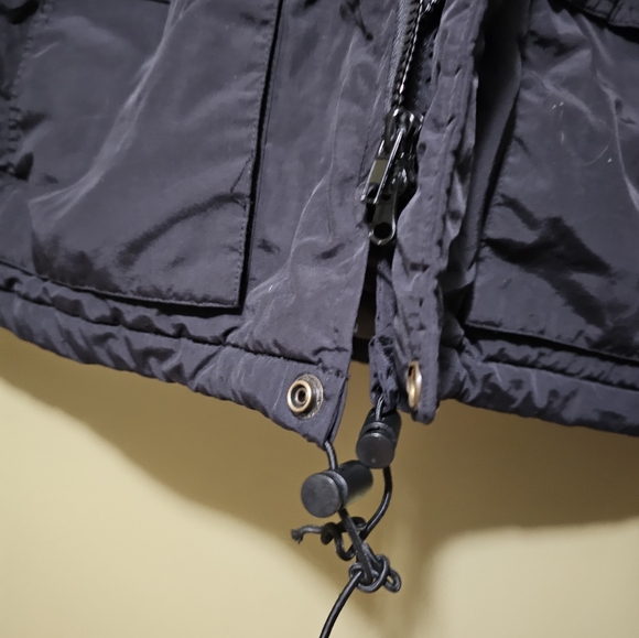 Hartwell Coretech Coat Men's Black Double Zip 5 Pocket Hidden Hood Size Large - Picture 11 of 12